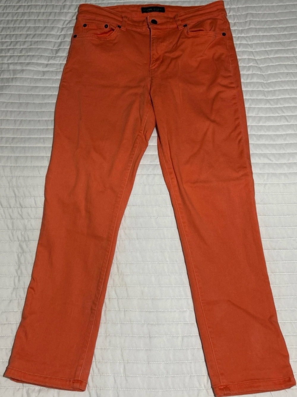 LRL Lauren Jeans Co. Ralph Lauren Women's Jeans Orange Size 8 Pants